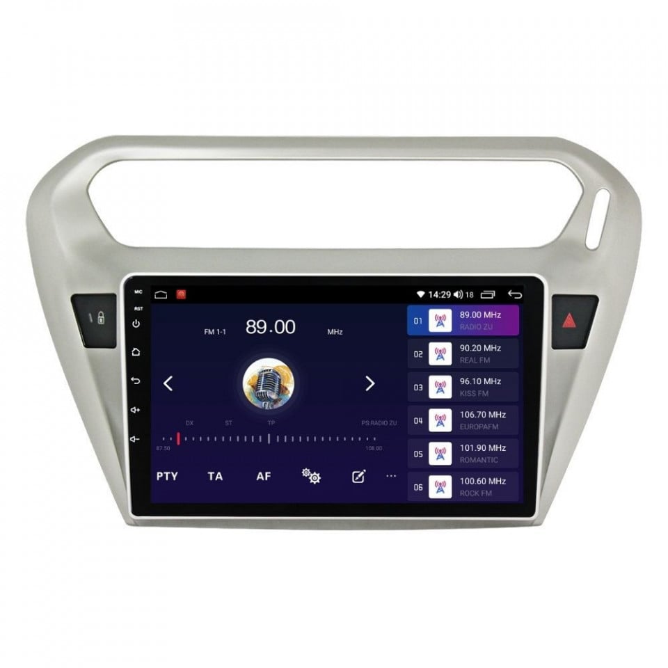 Navigatie dedicata cu Android Peugeot 301 dupa 2012, 8GB RAM, Radio GPS Dual Zone, Display HD QLED 9