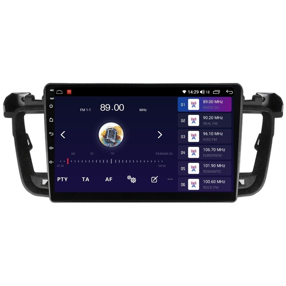 Navigatie dedicata cu Android Peugeot 508 I 2010 - 2018, 2GB RAM, Radio GPS Dual Zone, Display HD QLED 9