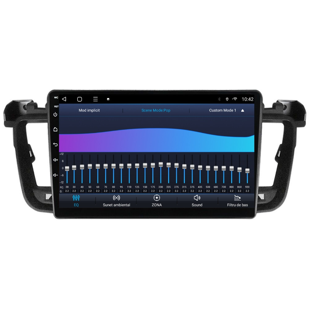 Navigatie dedicata cu Android Peugeot 508 I 2010 - 2018, 2GB RAM, Radio GPS Dual Zone, Display HD QLED 9