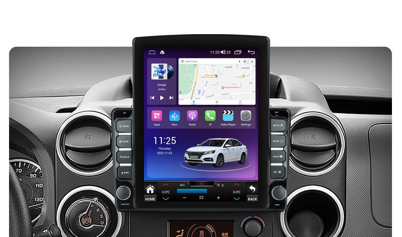 Navigatie dedicata cu Android Peugeot Partner 2008 - 2018, 8GB RAM, Radio GPS Dual Zone, Touchscreen IPS 9.7