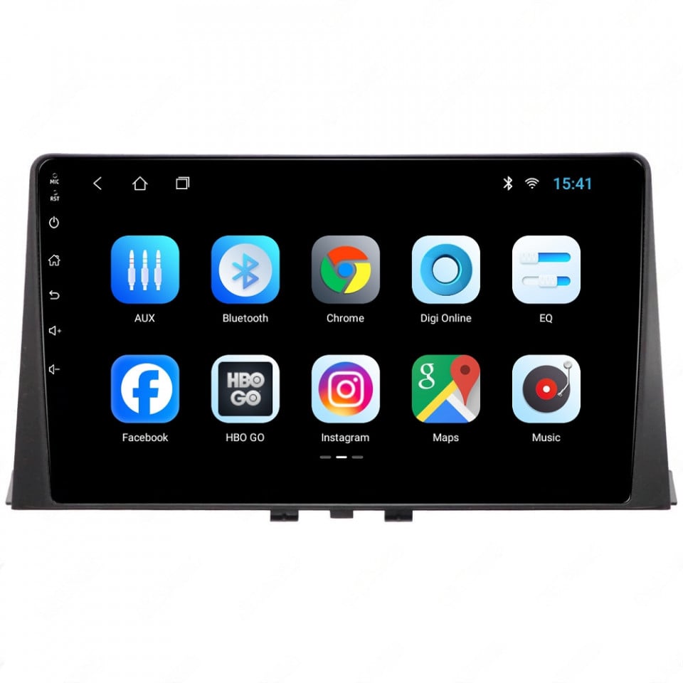 Navigatie dedicata cu Android Peugeot Partner dupa 2018, 2GB RAM, Radio GPS Dual Zone, Display HD IPS 10