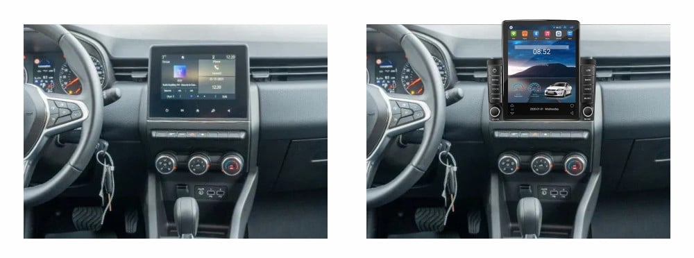 Navigatie dedicata cu Android Renault Clio V dupa 2019, 2GB RAM, Radio GPS Dual Zone, Touchscreen IPS 9.7