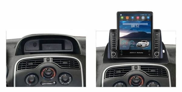 Navigatie dedicata cu Android Renault Kangoo II 2008 - 2021, 2GB RAM, Radio GPS Dual Zone, Touchscreen IPS 9.7