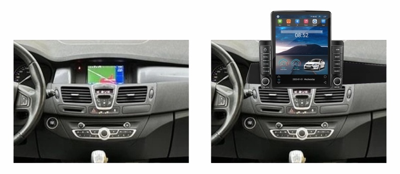 Navigatie dedicata cu Android Renault Laguna 3 2007 - 2015, 2GB RAM, Radio GPS Dual Zone, Touchscreen IPS 9.7