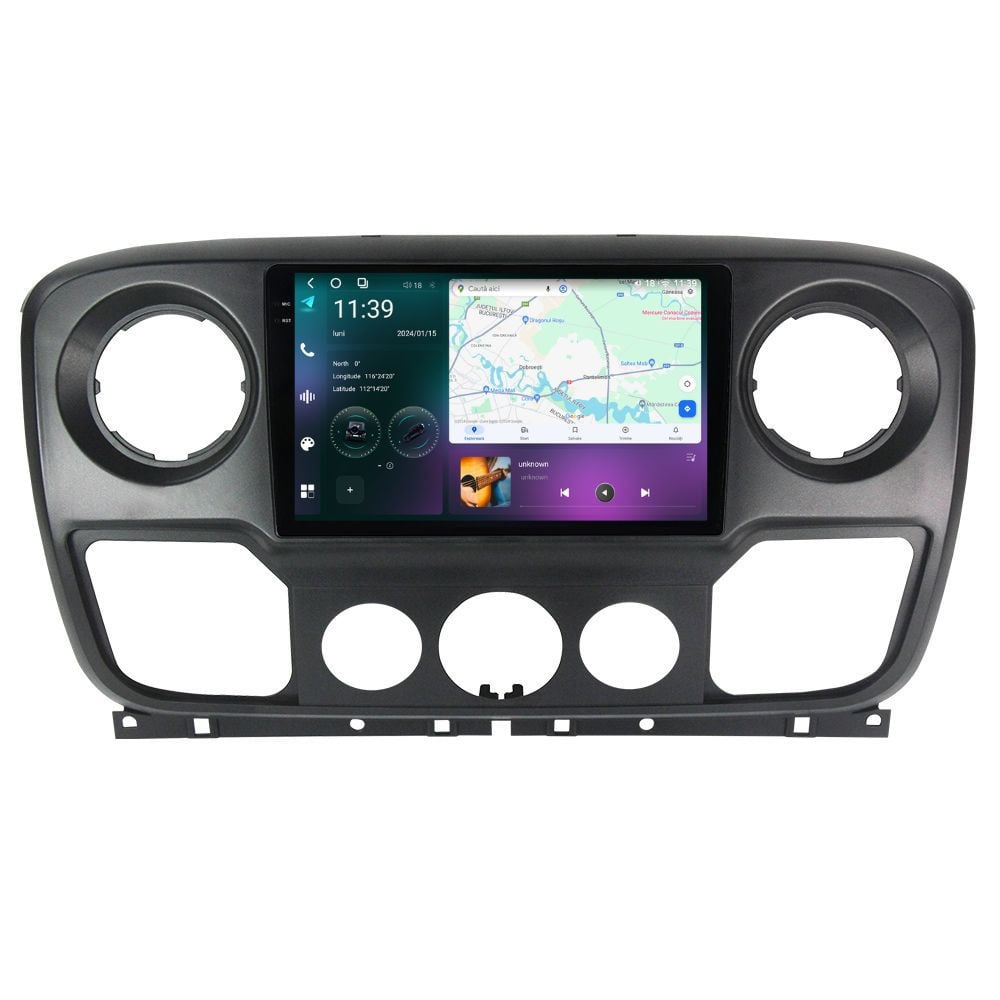 Navigatie dedicata cu Android Renault Master III 2010 - 2019, 12GB RAM, Radio GPS Dual Zone, Display 2K QLED 10.36