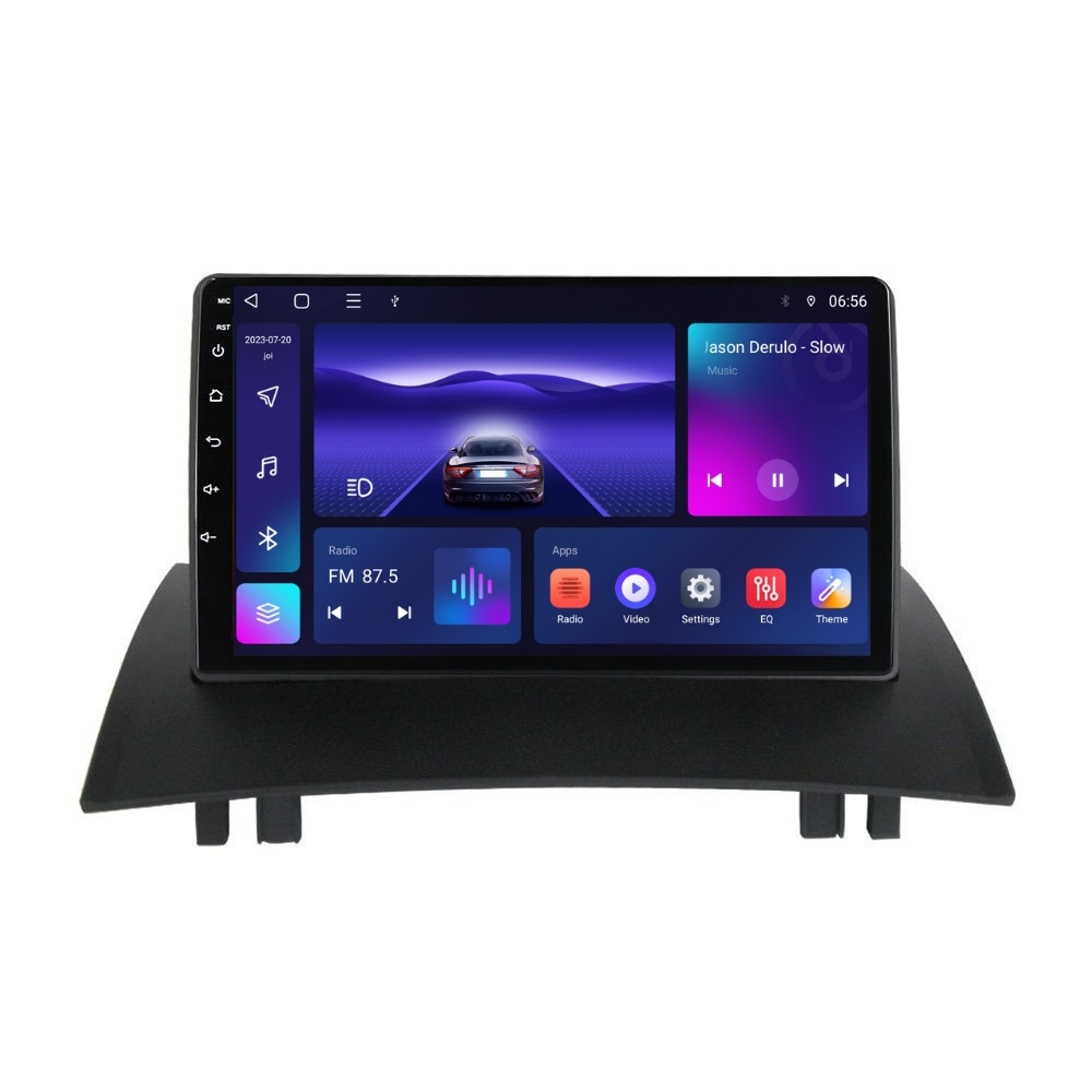 Navigatie dedicata cu Android Renault Megane II 2001 - 2009, 4GB RAM, Radio GPS Dual Zone, Display HD IPS 9