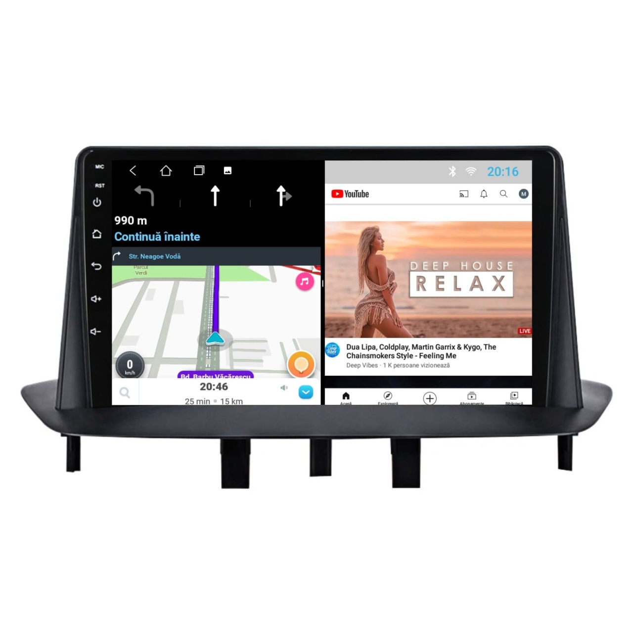 Navigatie dedicata cu Android Renault Megane III 2009 - 2016, 1GB RAM, Radio GPS Dual Zone, Display HD IPS 9" Touchscreen, Internet Wi-Fi, Bluetooth, MirrorLink, USB - Imagine 6