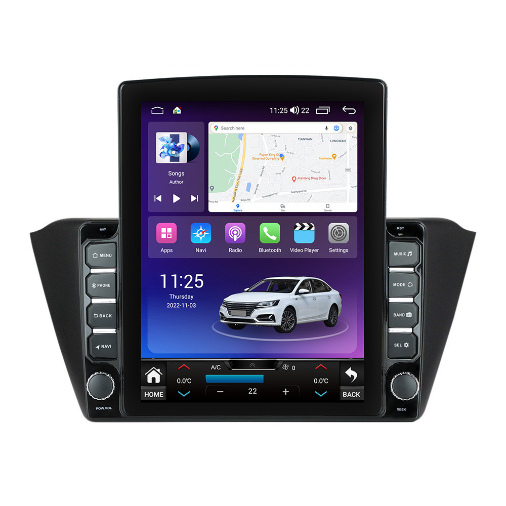 Navigatie dedicata cu Android Skoda Fabia III 2014 - 2021, 4GB RAM, Radio GPS Dual Zone, Touchscreen IPS 9.7