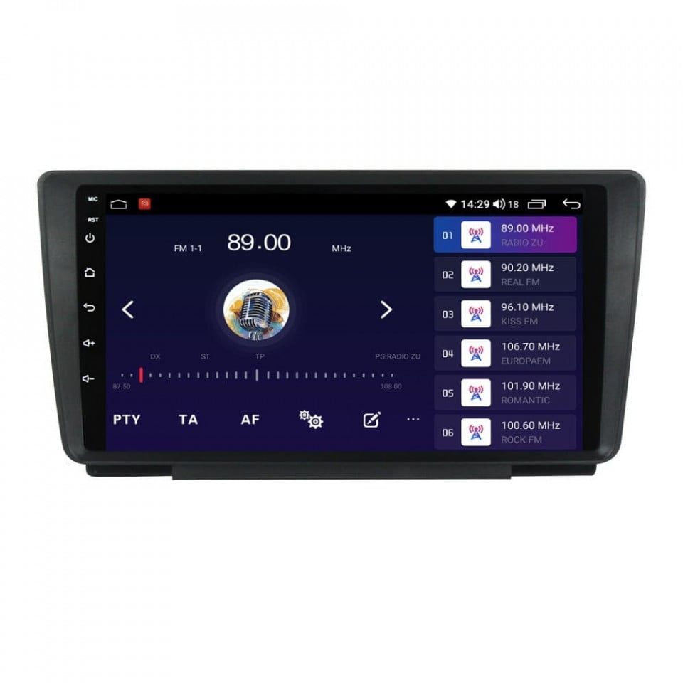 Navigatie dedicata cu Android Skoda Octavia II 2004 - 2013, 4GB RAM, Radio GPS Dual Zone, Display HD QLED 9