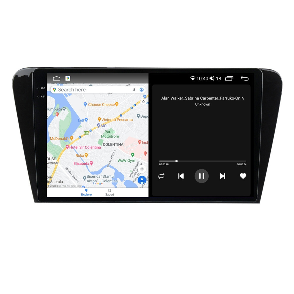 Navigatie dedicata cu Android Skoda Octavia III 2013 - 2020, 4GB RAM, Radio GPS Dual Zone, Display 2K QLED 10.36