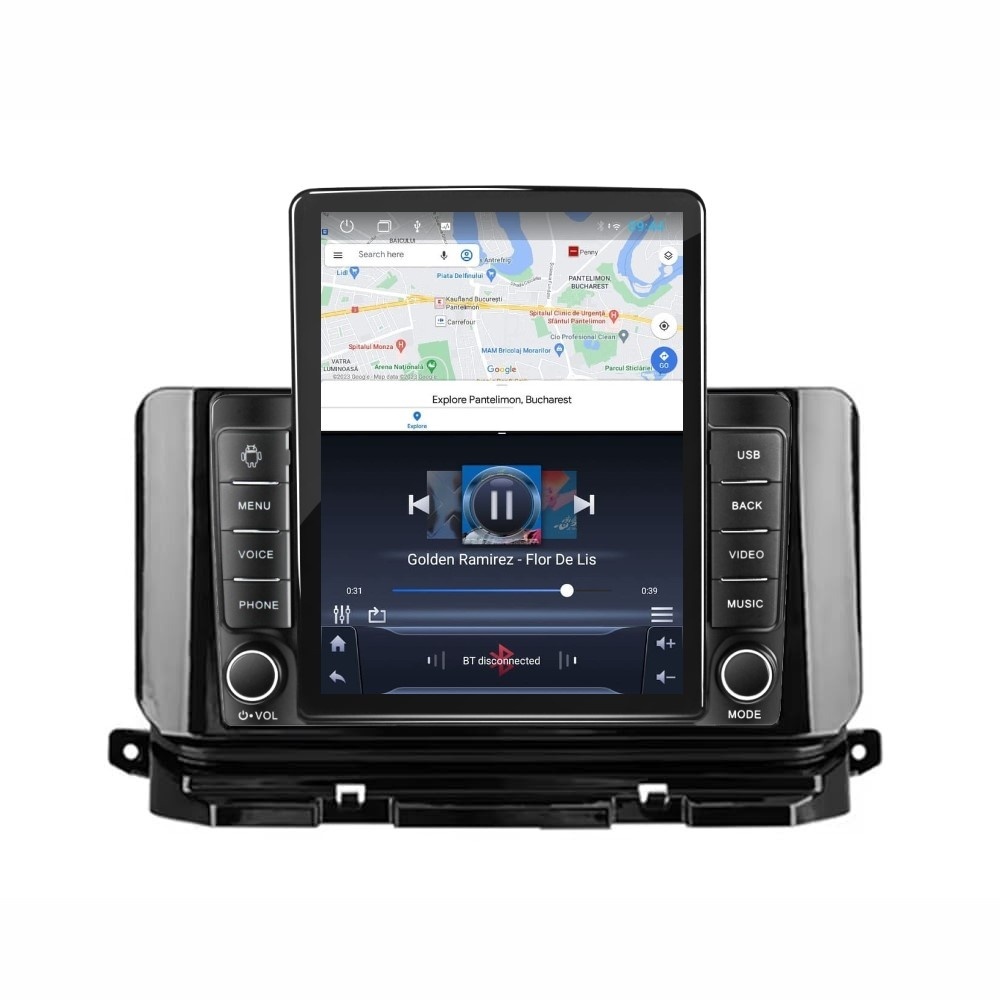 Navigatie dedicata cu Android Skoda Octavia IV dupa 2019, 1GB RAM, Radio GPS Dual Zone, Touchscreen IPS 9.7