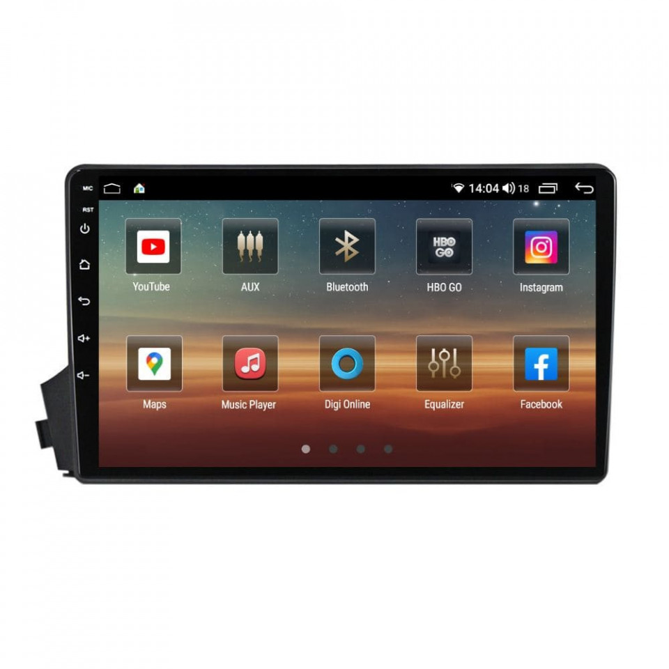 Navigatie dedicata cu Android Ssangyong Actyon 2005 - 2012, 8GB RAM, Radio GPS Dual Zone, Display HD QLED 9