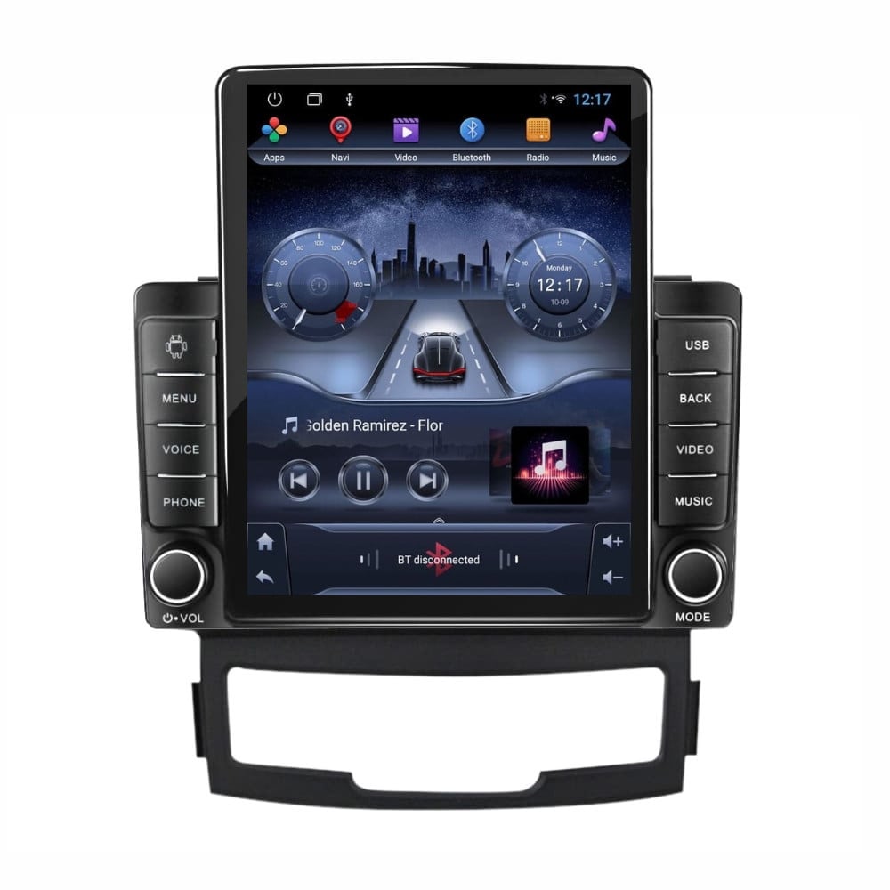 Navigatie dedicata cu Android Ssangyong Korando 2010 - 2013, 2GB RAM, Radio GPS Dual Zone, Touchscreen IPS 9.7