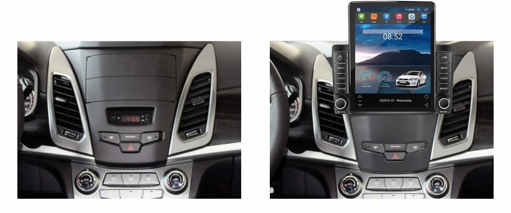 Navigatie dedicata cu Android Ssangyong Korando 2013 - 2019, 2GB RAM, Radio GPS Dual Zone, Touchscreen IPS 9.7