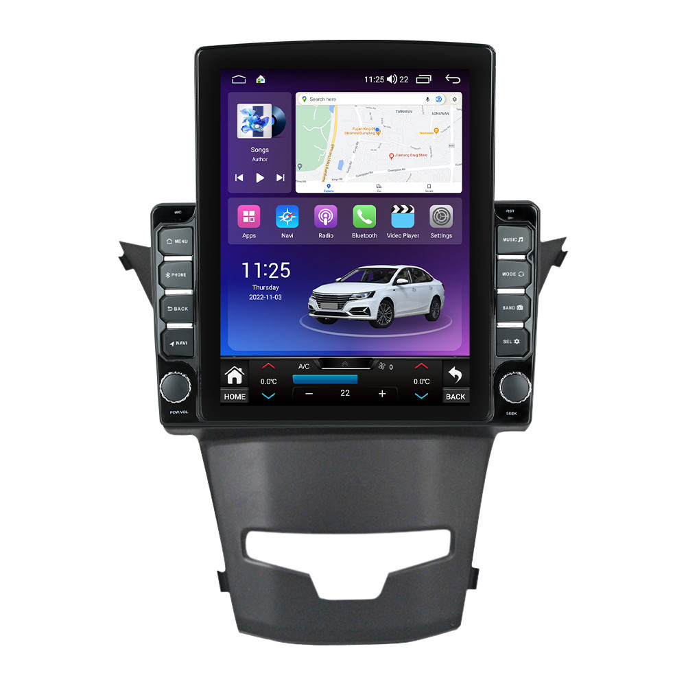 Navigatie dedicata cu Android Ssangyong Korando 2013 - 2019, 4GB RAM, Radio GPS Dual Zone, Touchscreen IPS 9.7