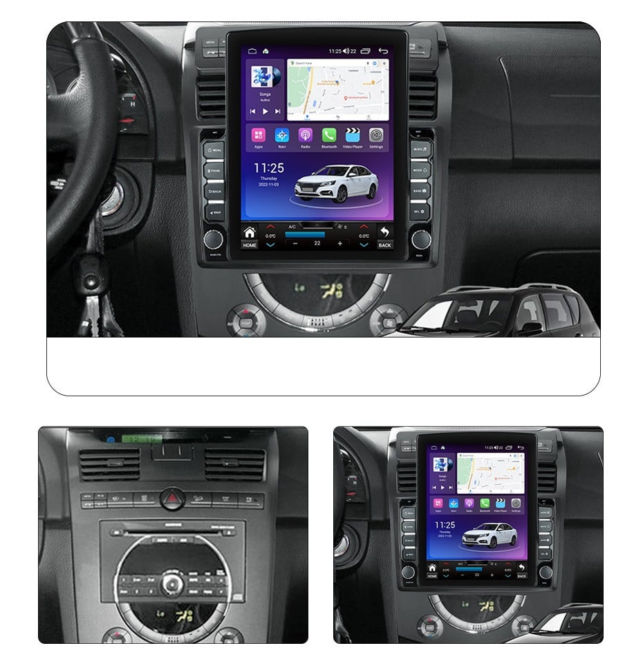 Navigatie dedicata cu Android Ssangyong Rexton 2006 - 2012, 4GB RAM, Radio GPS Dual Zone, Touchscreen IPS 9.7