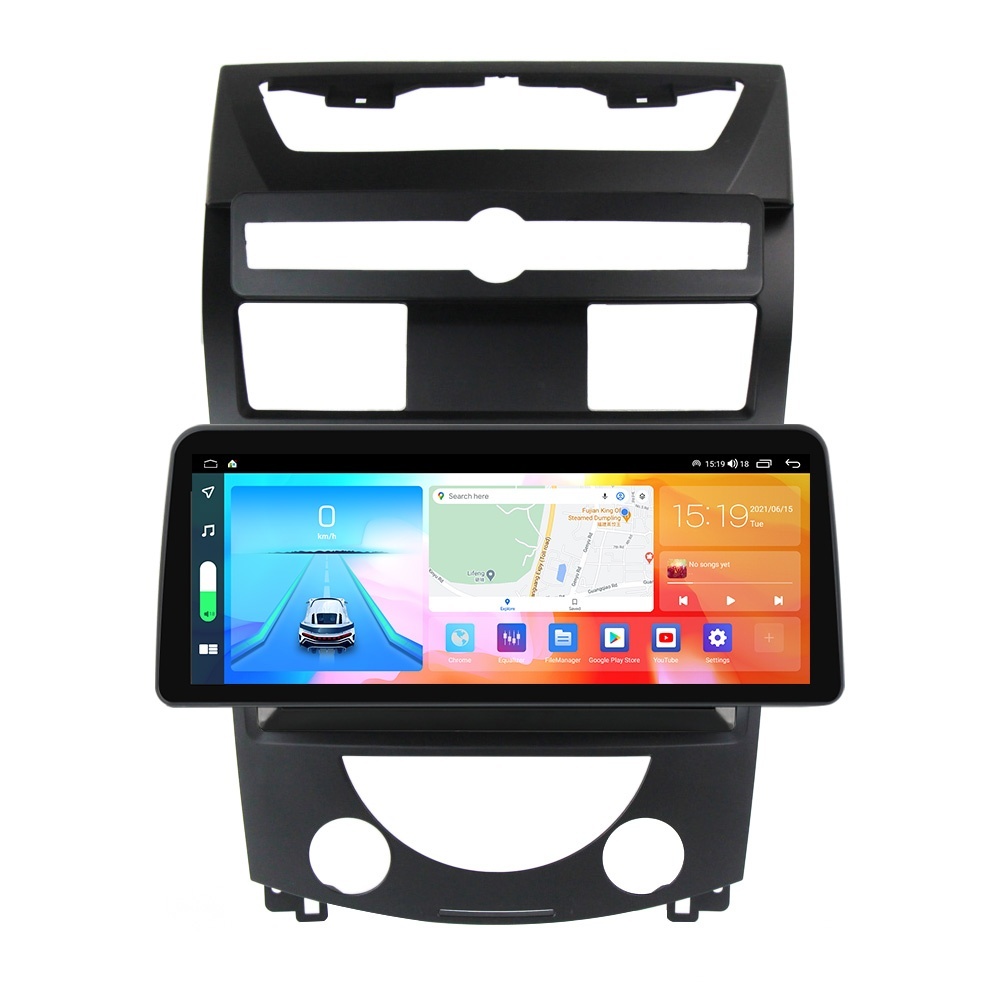 Navigatie dedicata cu Android Ssangyong Rexton 2006 - 2012, 8GB RAM, Radio GPS Dual Zone, Display QLED 12.3