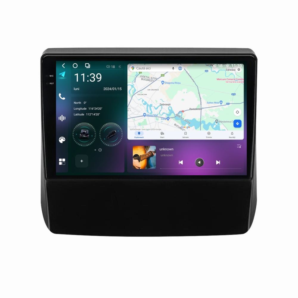 Navigatie dedicata cu Android Subaru Forester 2018 - 2021, 12GB RAM, Radio GPS Dual Zone, Display 2K QLED 9.5