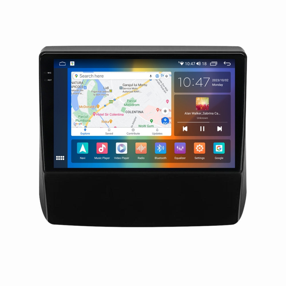 Navigatie dedicata cu Android Subaru Impreza / XV 2017 - 2020, 4GB RAM, Radio GPS Dual Zone, Display 2K QLED 9.5