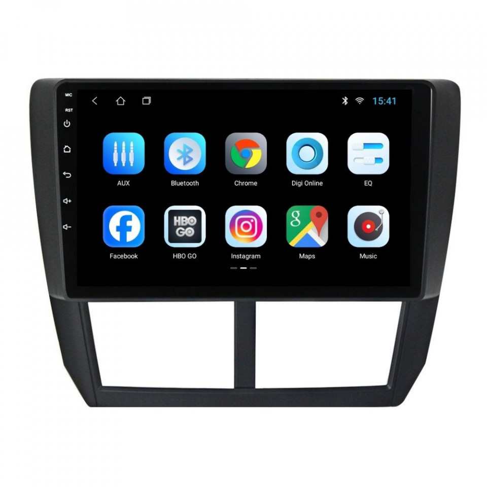 Navigatie dedicata cu Android Subaru Impreza / XV / WRX 2007 - 2014, 1GB RAM, Radio GPS Dual Zone, Display HD IPS 9