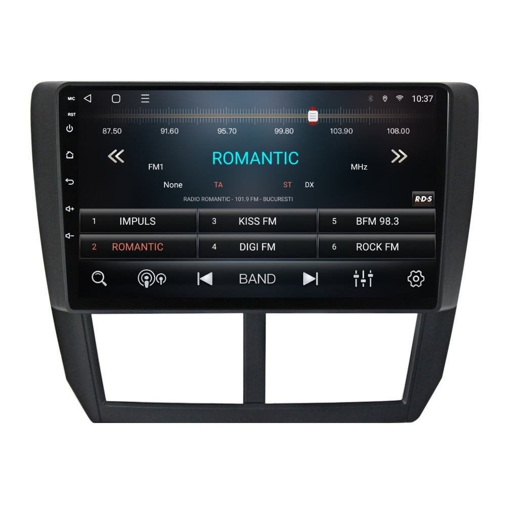 Navigatie dedicata cu Android Subaru Impreza / XV / WRX 2007 - 2014, 3GB RAM, Radio GPS Dual Zone, Display HD QLED 9