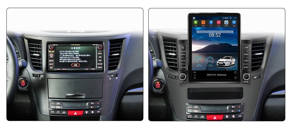 Navigatie dedicata cu Android Subaru Outback / Legacy 2009 - 2014, 1GB RAM, Radio GPS Dual Zone, Touchscreen IPS 9.7