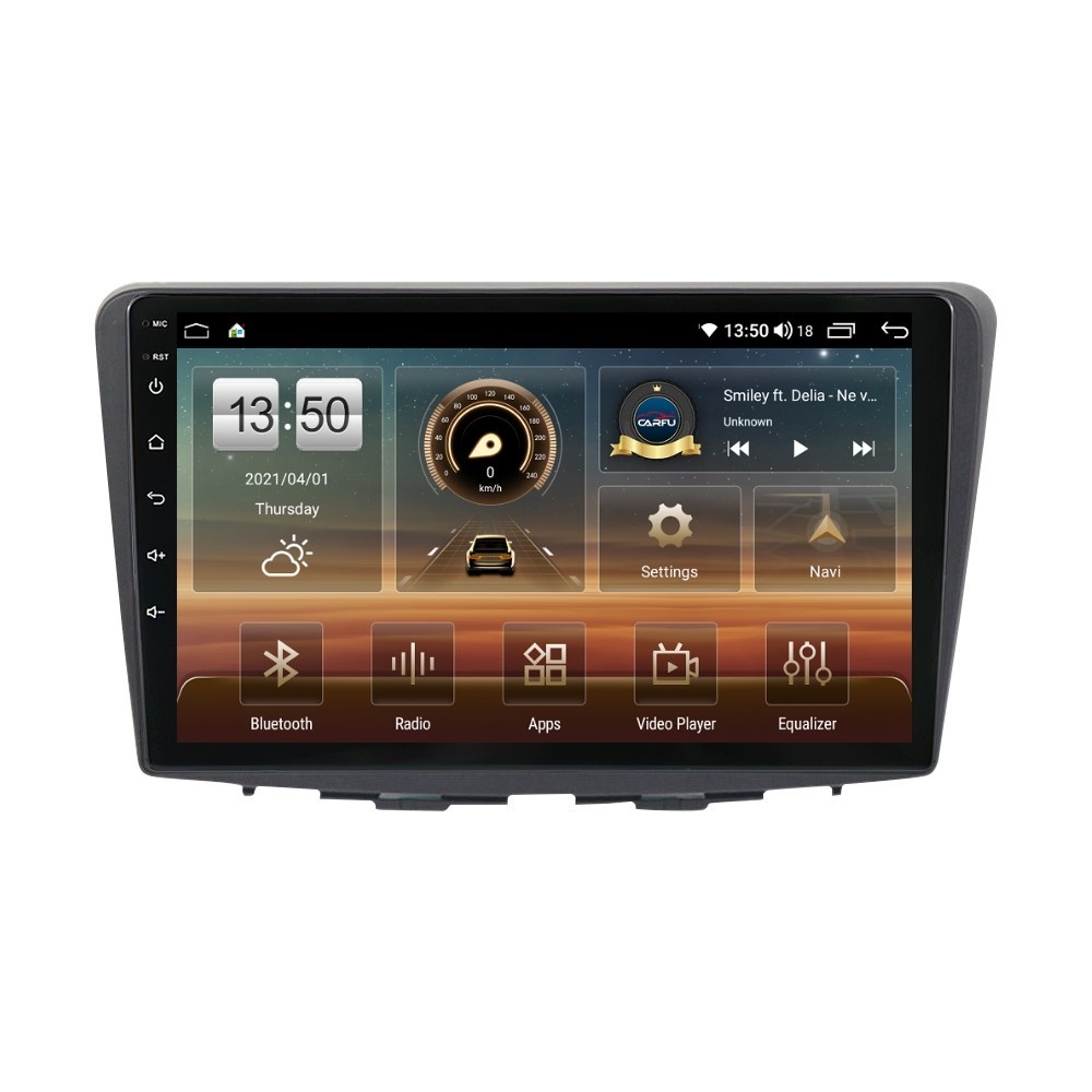 Navigatie dedicata cu Android Suzuki Baleno dupa 2016, 2GB RAM, Radio GPS Dual Zone, Display HD QLED 9