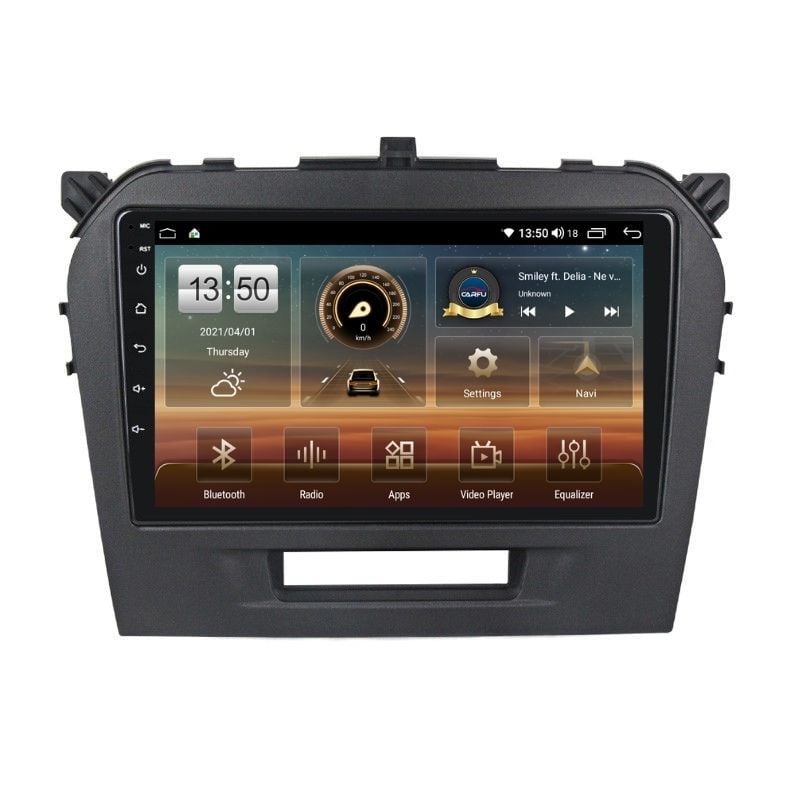 Navigatie dedicata cu Android Suzuki Vitara dupa 2015, 6GB RAM, Radio GPS Dual Zone, Display HD QLED 9