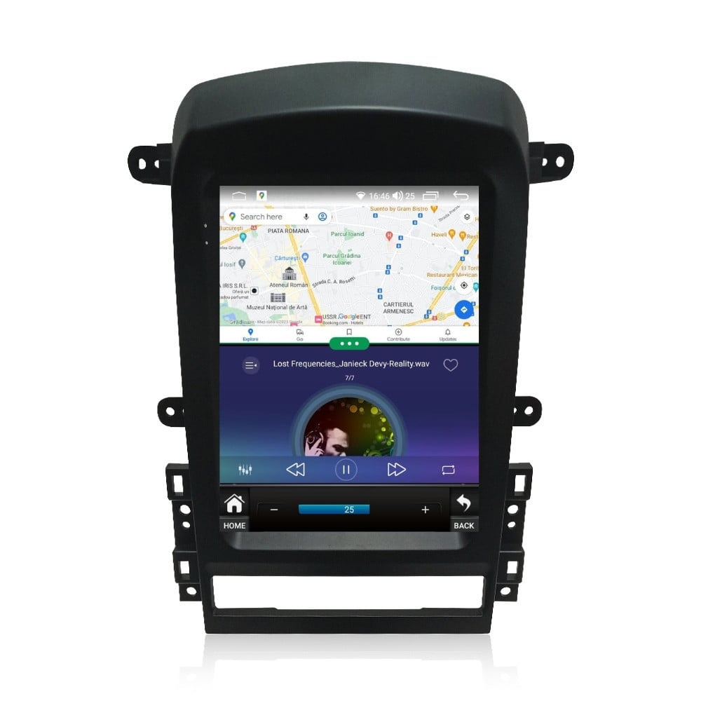 Navigatie dedicata cu Android tip tesla Chevrolet Captiva 2006 - 2011, 4GB RAM, Radio GPS Dual Zone, Touchscreen IPS 9.7