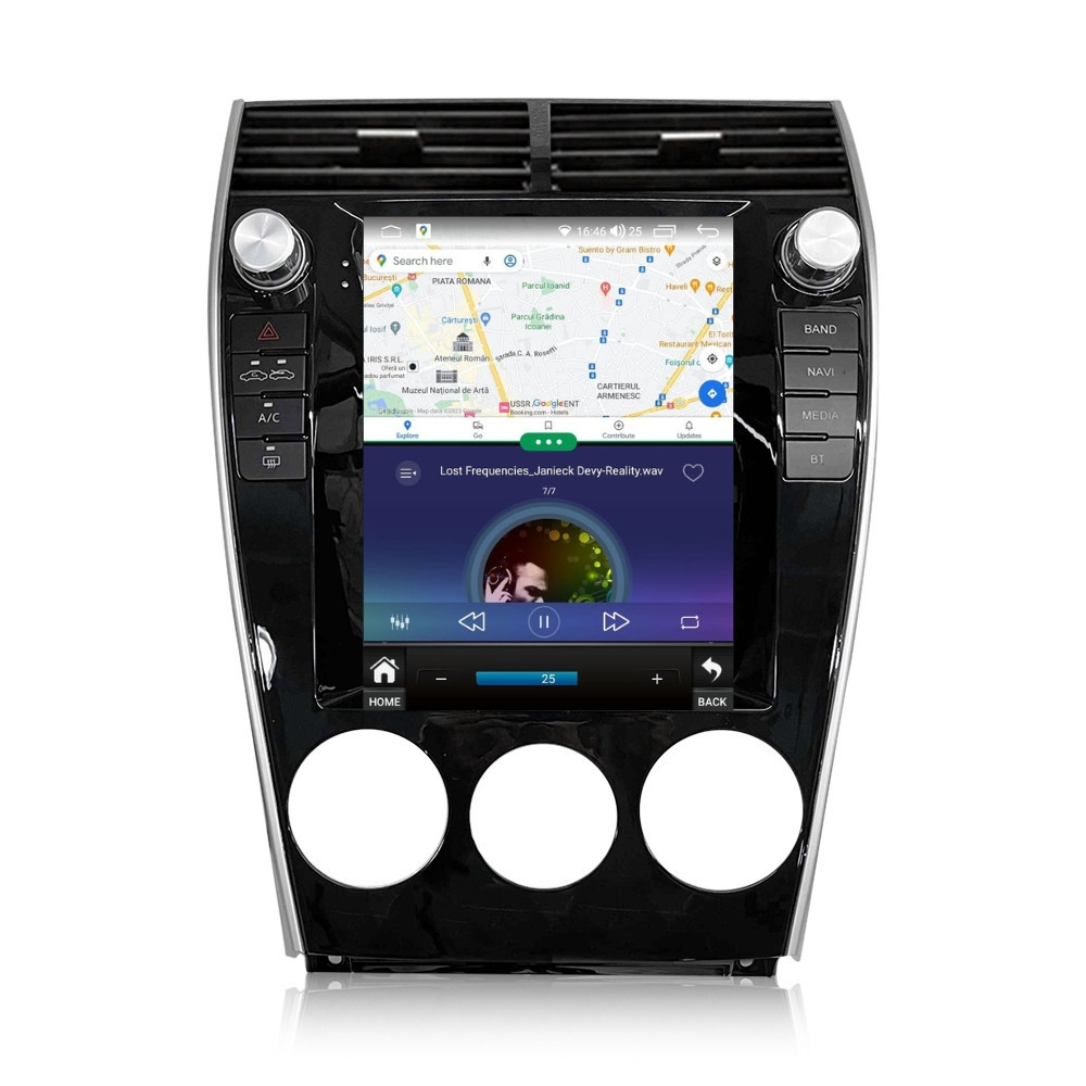 Navigatie dedicata cu Android tip tesla Mazda 6 2002 - 2008, 8GB RAM, Radio GPS Dual Zone, Touchscreen IPS 9.7