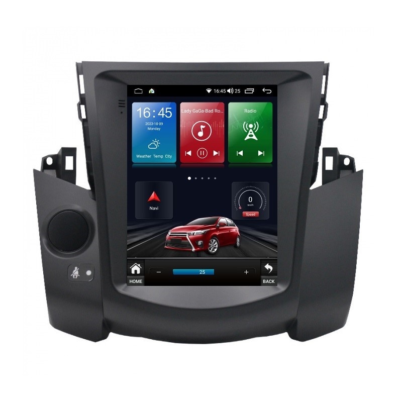 Navigatie dedicata cu Android tip tesla Toyota Rav4 III 2005 - 2013, 4GB RAM, Radio GPS Dual Zone, Touchscreen IPS 9.7