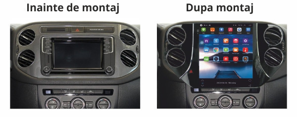 Navigatie dedicata cu Android tip tesla VW Tiguan I 2012 - 2018, 2GB RAM, Radio GPS Dual Zone, Touchscreen IPS 9.7" HD, Internet Wi-Fi, Bluetooth, MirrorLink, USB - Imagine 5