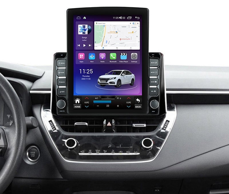 Navigatie dedicata cu Android Toyota Corolla E21 dupa 2019, 4GB RAM, Radio GPS Dual Zone, Touchscreen IPS 9.7