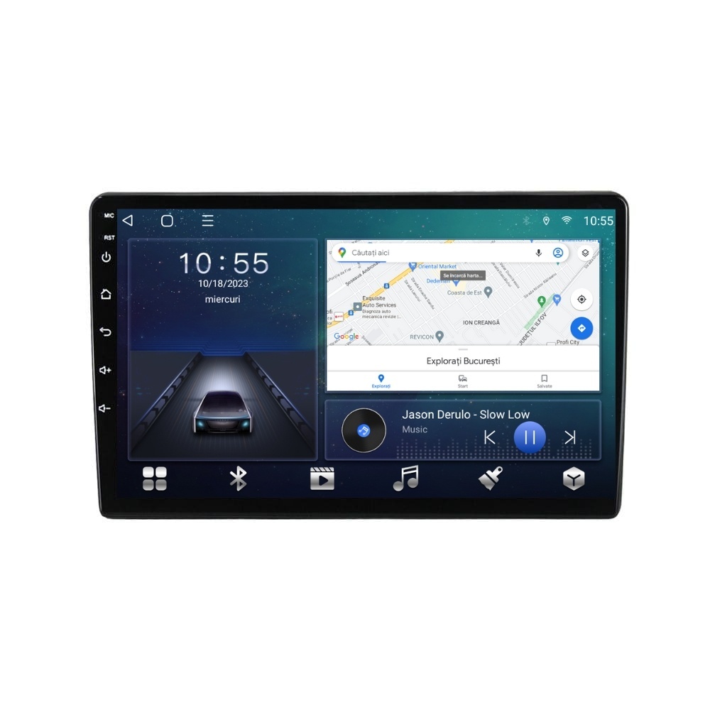 Navigatie dedicata cu Android Toyota Land Cruiser J100 1998 - 2002, 3GB RAM, Radio GPS Dual Zone, Display HD QLED 9