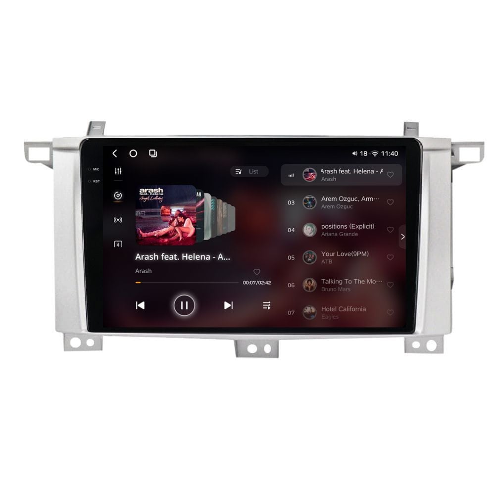 Navigatie dedicata cu Android Toyota Land Cruiser J100 2002 - 2008, 12GB RAM, Radio GPS Dual Zone, Display 2K QLED 9.5