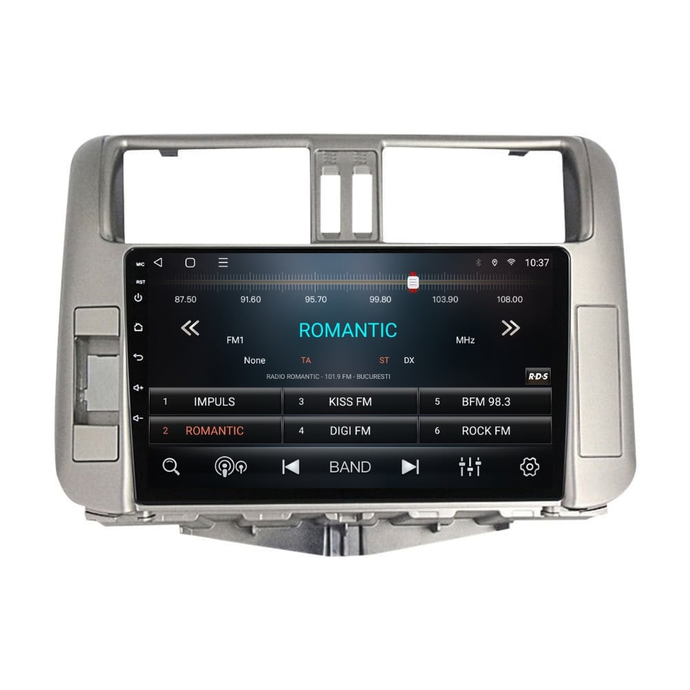 Navigatie dedicata cu Android Toyota Land Cruiser Prado J150 2009 - 2013, 2GB RAM, Radio GPS Dual Zone, Display HD QLED 9