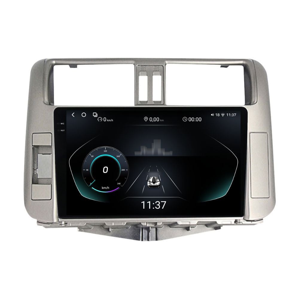 Navigatie dedicata cu Android Toyota Land Cruiser Prado J150 2009 - 2013, 12GB RAM, Radio GPS Dual Zone, Display 2K QLED 9.5