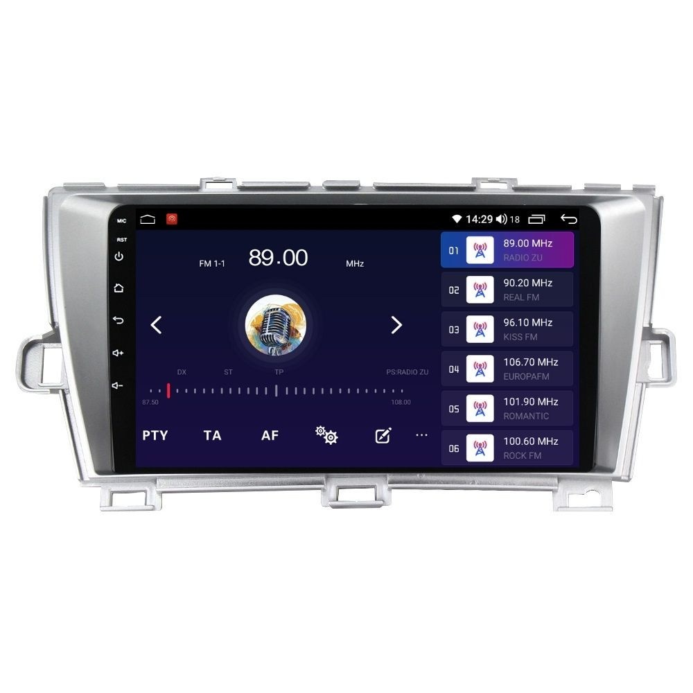 Navigatie dedicata cu Android Toyota Prius 2009 - 2015, 2GB RAM, Radio GPS Dual Zone, Display HD QLED 9