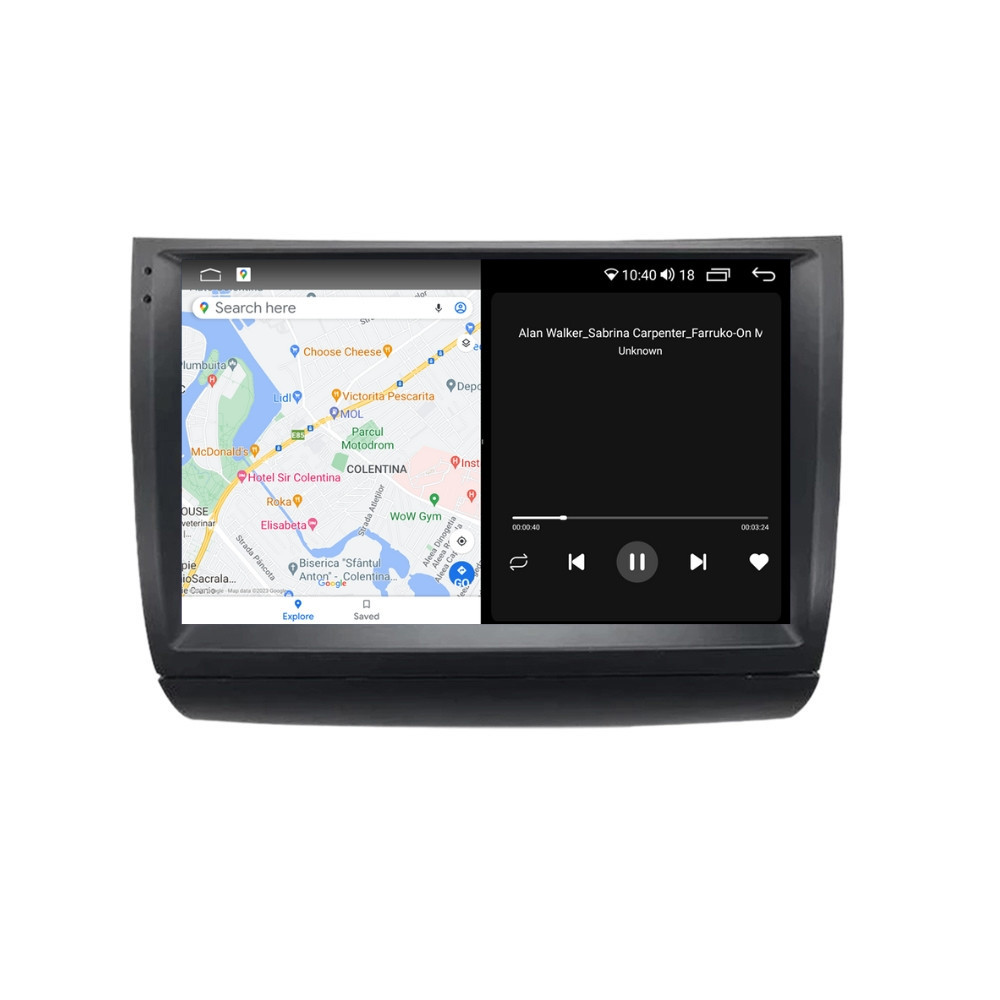 Navigatie dedicata cu Android Toyota Prius W2 2003 - 2009, 8GB RAM, Radio GPS Dual Zone, Display 2K QLED 9.5