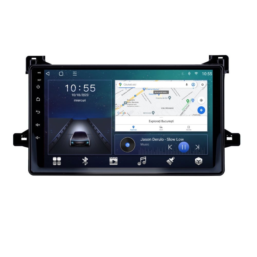 Navigatie dedicata cu Android Toyota Prius W5 dupa 2015, 2GB RAM, Radio GPS Dual Zone, Display HD QLED 9