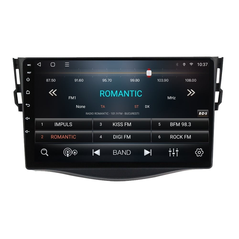 Navigatie dedicata cu Android Toyota Rav4 III 2005 - 2013, 3GB RAM, Radio GPS Dual Zone, Display HD QLED 9