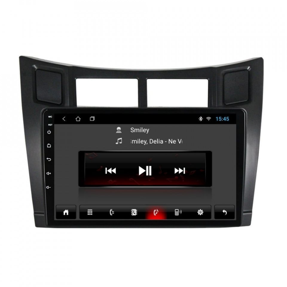 Navigatie dedicata cu Android Toyota Yaris 2006 - 2011, 1GB RAM, Radio GPS Dual Zone, Display HD IPS 9