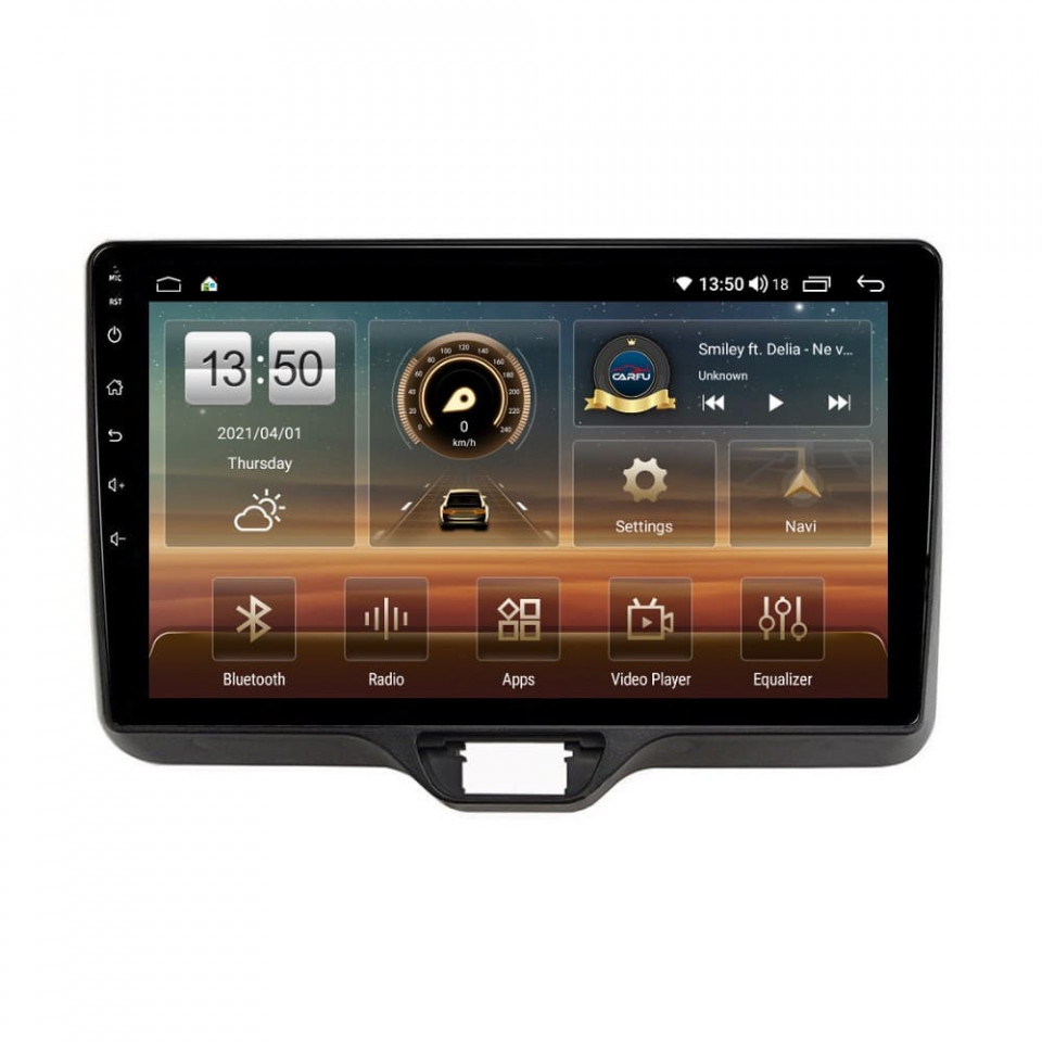 Navigatie dedicata cu Android Toyota Yaris P21 dupa 2020, 4GB RAM, Radio GPS Dual Zone, Display HD QLED 10