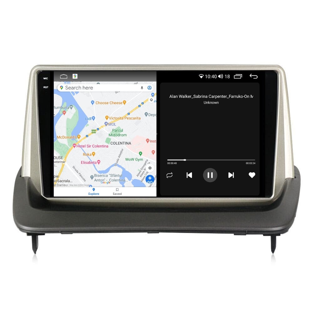 Navigatie dedicata cu Android Volvo C30 / C70 II / S40 II / V50 2004 - 2013, 8GB RAM, Radio GPS Dual Zone, Display 2K QLED 9.5