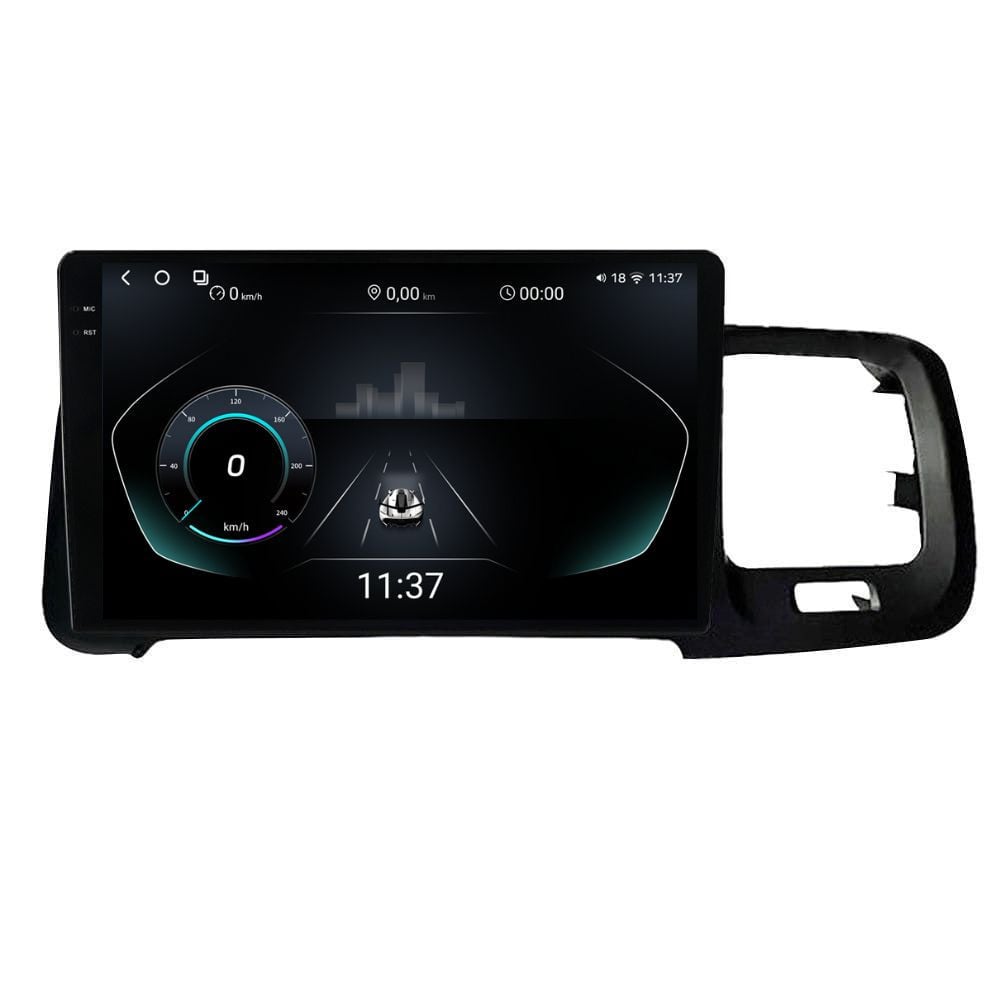 Navigatie dedicata cu Android Volvo S60 II / V60 I 2010 - 2014, 12GB RAM, Radio GPS Dual Zone, Display 2K QLED 9.5