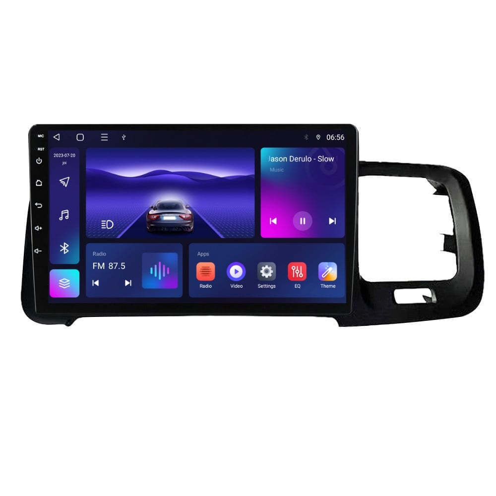 Navigatie dedicata cu Android Volvo S60 II / V60 I 2010 - 2014, 2GB RAM, Radio GPS Dual Zone, Display HD QLED 9