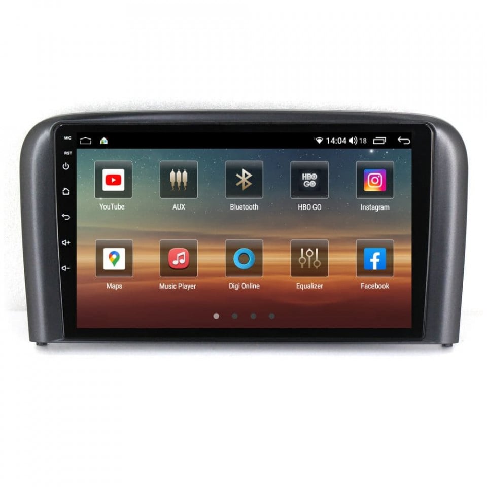 Navigatie dedicata cu Android Volvo S80 I 2004 - 2006, 4GB RAM, Radio GPS Dual Zone, Display HD QLED 9