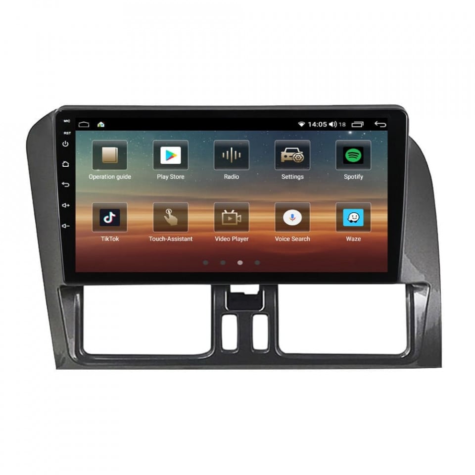 Navigatie dedicata cu Android Volvo XC60 I 2008 - 2013, 4GB RAM, Radio GPS Dual Zone, Display HD QLED 9