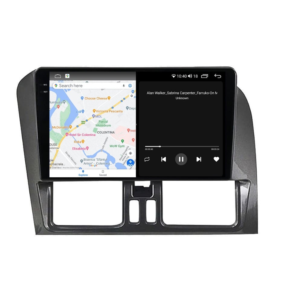 Navigatie dedicata cu Android Volvo XC60 I 2014 - 2017, 4GB RAM, Radio GPS Dual Zone, Display 2K QLED 9.5