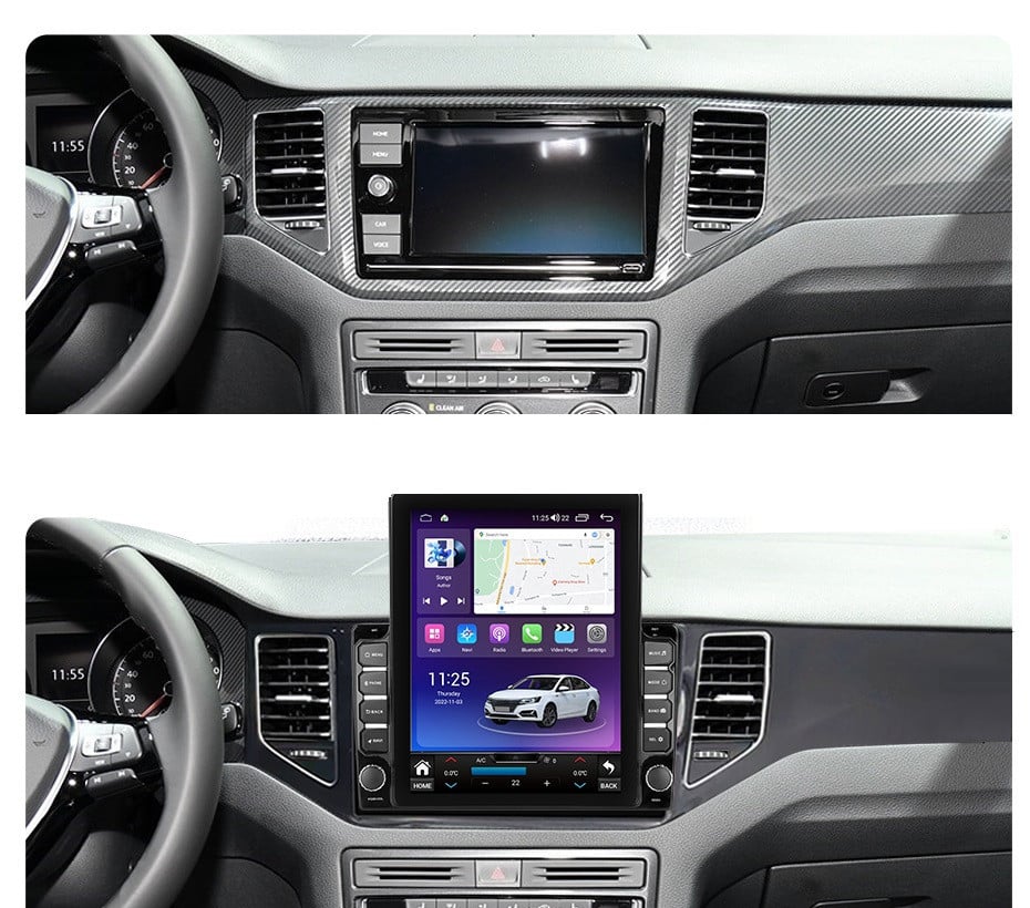 Navigatie dedicata cu Android VW Golf Sportsvan 2014 - 2020, 4GB RAM, Radio GPS Dual Zone, Touchscreen IPS 9.7